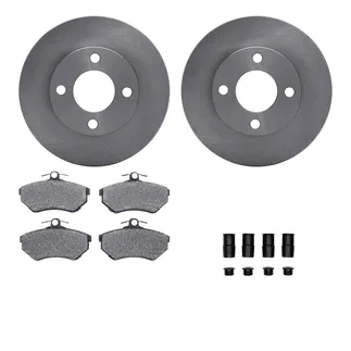 R1 Concepts WFWH1-73039 E- Line Series Brake Rotor W/ Ceramic Brake Pads & Hdw